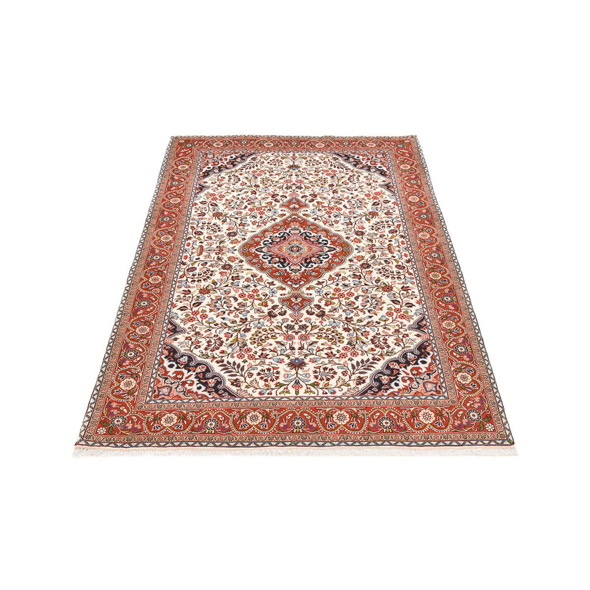 Tapis persan - Nomadic - 205 x 138 cm - crème