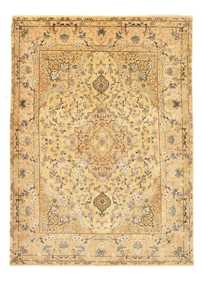 Tapis persan - Tabriz - Royal - 198 x 148 cm - caramel