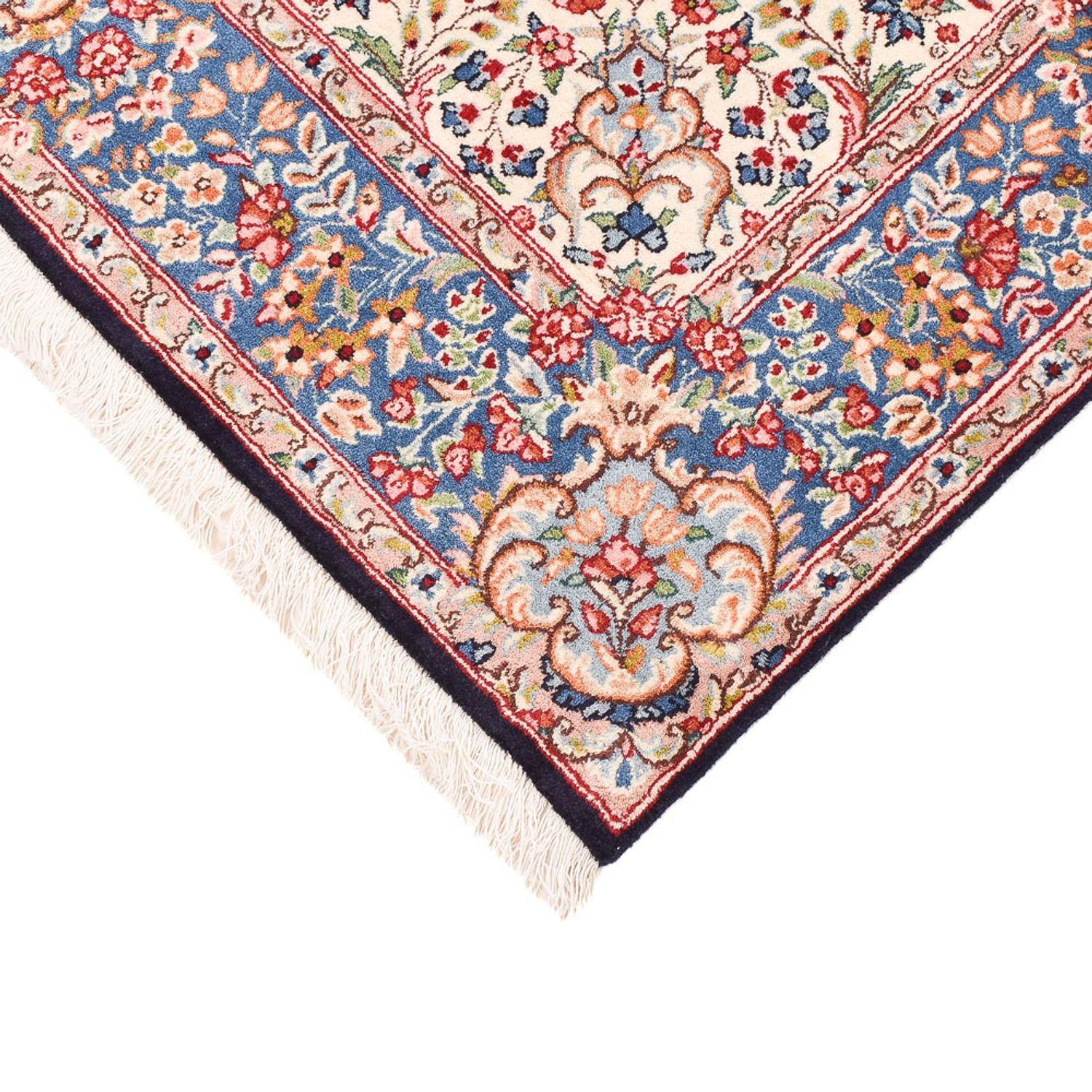 Tapis persan - Royal - 200 x 130 cm - bleu foncé