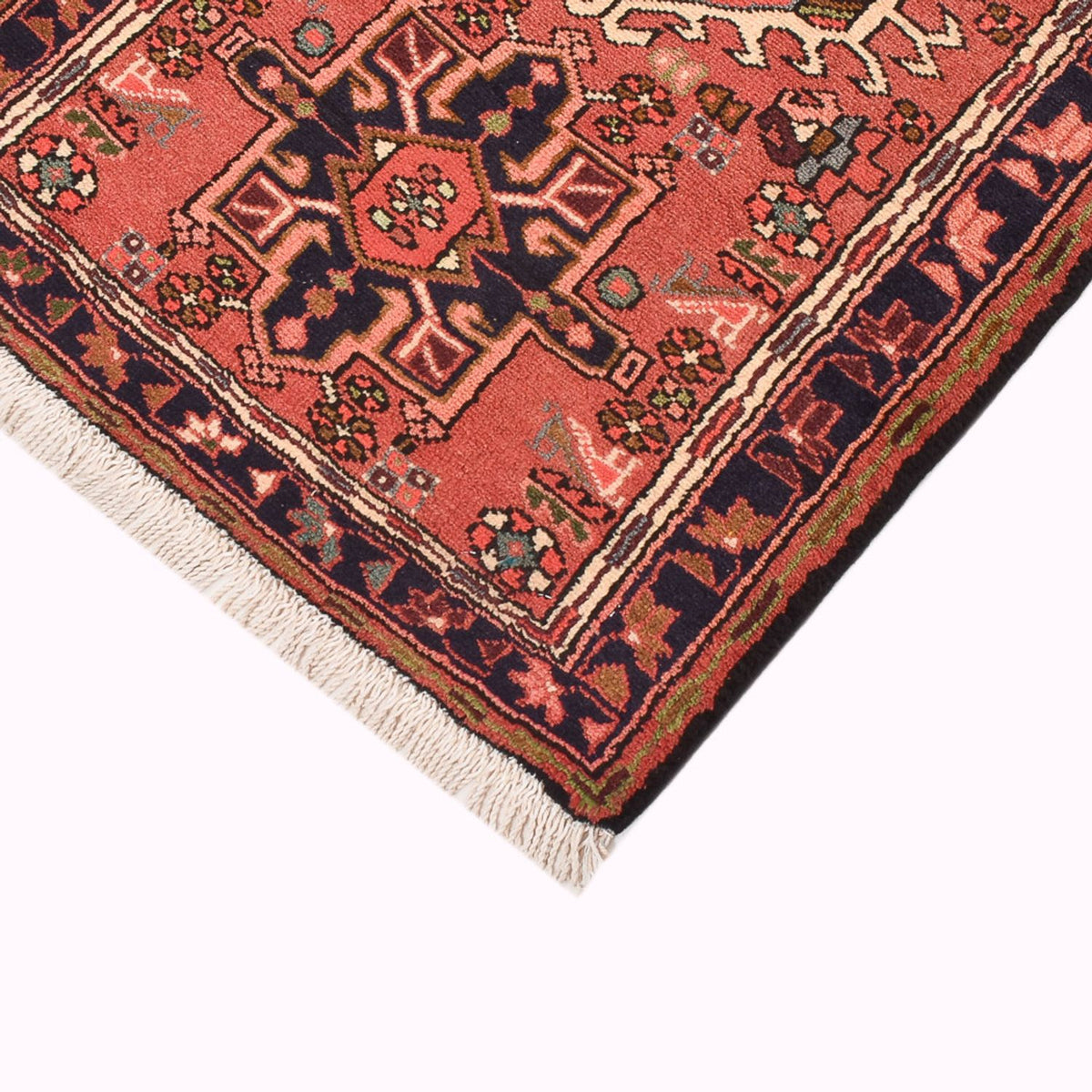 Tapis de couloir Tapis persan - Nomadic - 286 x 70 cm - rouge