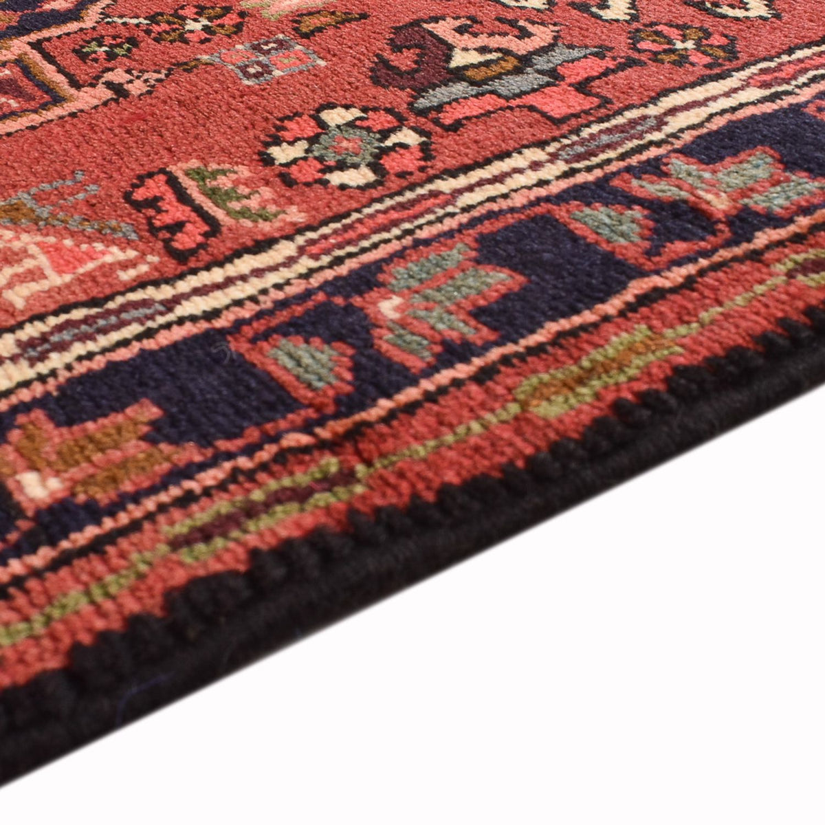 Tapis de couloir Tapis persan - Nomadic - 286 x 70 cm - rouge