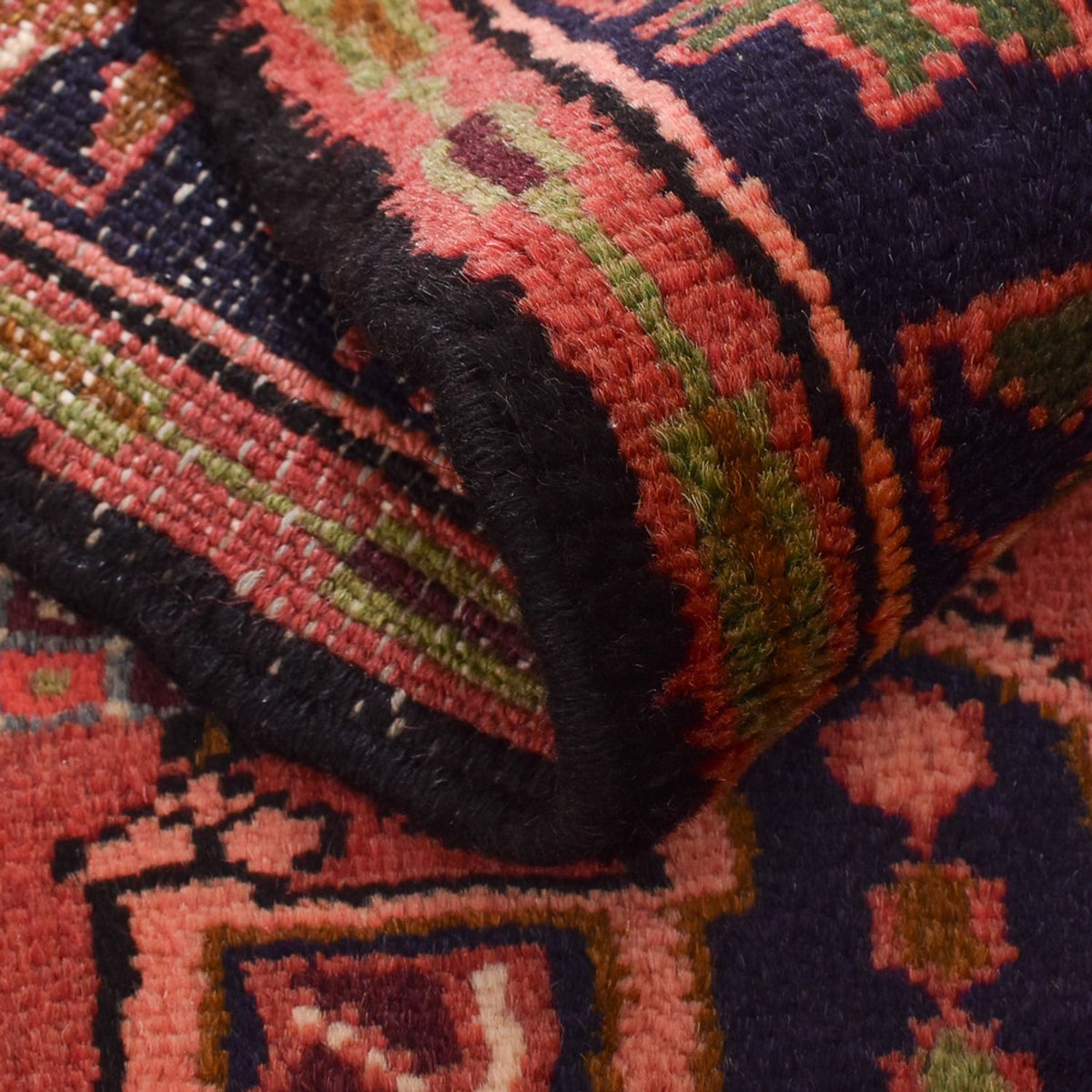 Tapis de couloir Tapis persan - Nomadic - 286 x 70 cm - rouge