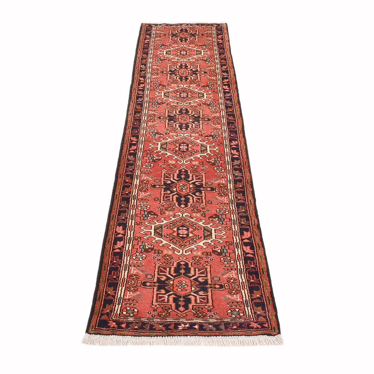 Tapis de couloir Tapis persan - Nomadic - 286 x 70 cm - rouge