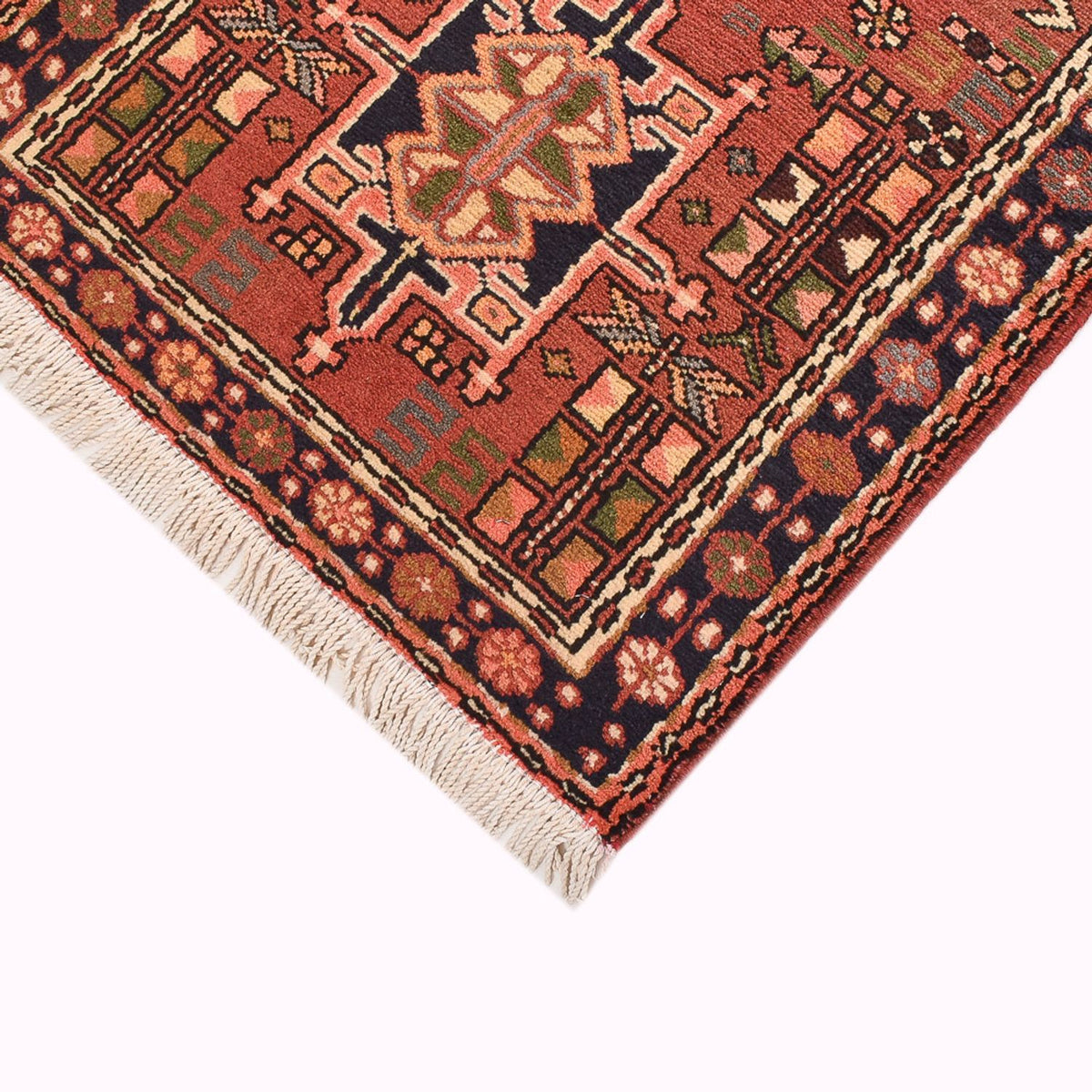 Tapis de couloir Tapis persan - Nomadic - 286 x 71 cm - rouge