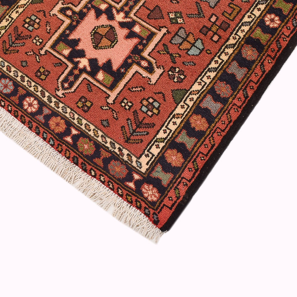 Tapis de couloir Tapis persan - Nomadic - 285 x 72 cm - rouge