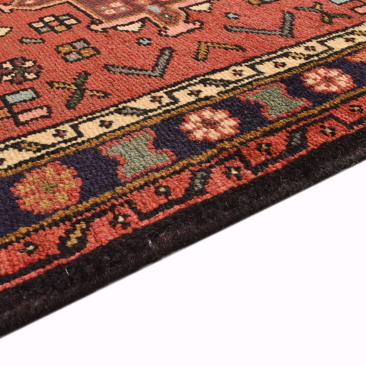 Tapis de couloir Tapis persan - Nomadic - 285 x 72 cm - rouge