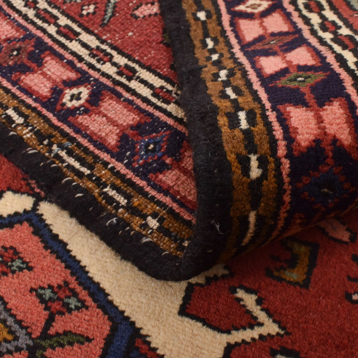 Tapis de couloir Tapis persan - Nomadic - 290 x 73 cm - rouge