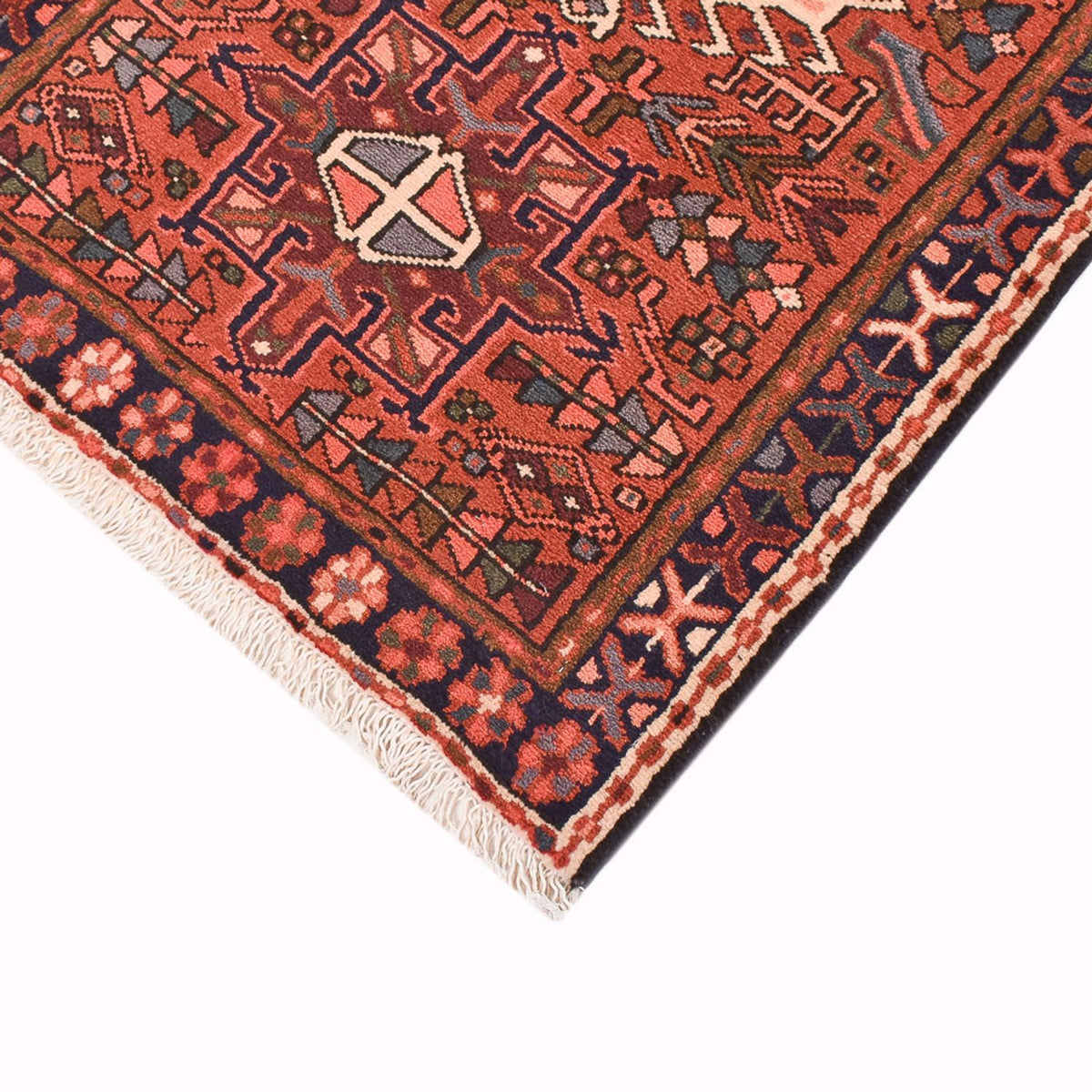 Tapis de couloir Tapis persan - Nomadic - 281 x 78 cm - rouge clair