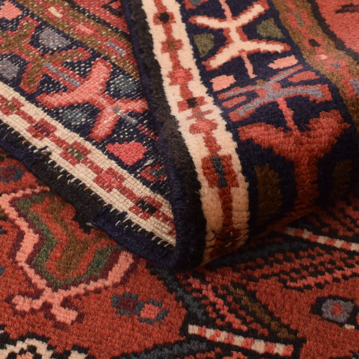 Tapis de couloir Tapis persan - Nomadic - 281 x 78 cm - rouge clair