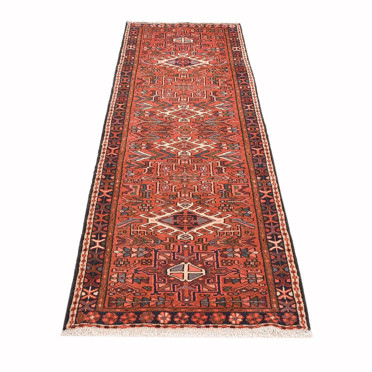 Tapis de couloir Tapis persan - Nomadic - 281 x 78 cm - rouge clair