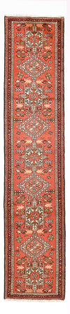 Qaraja Tapis 68x287cm - Tapis persan - Tapis de couloir / Rouge / 68 x 287 cm Tapis de couloir