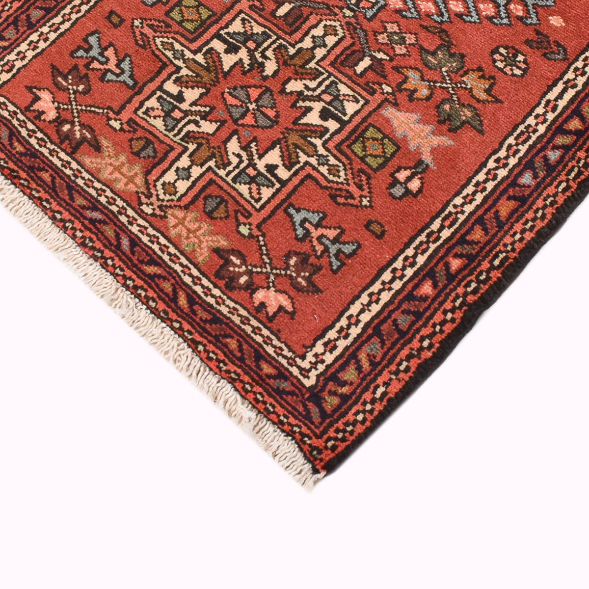 Tapis de couloir Tapis persan - Nomadic - 287 x 68 cm - rouge
