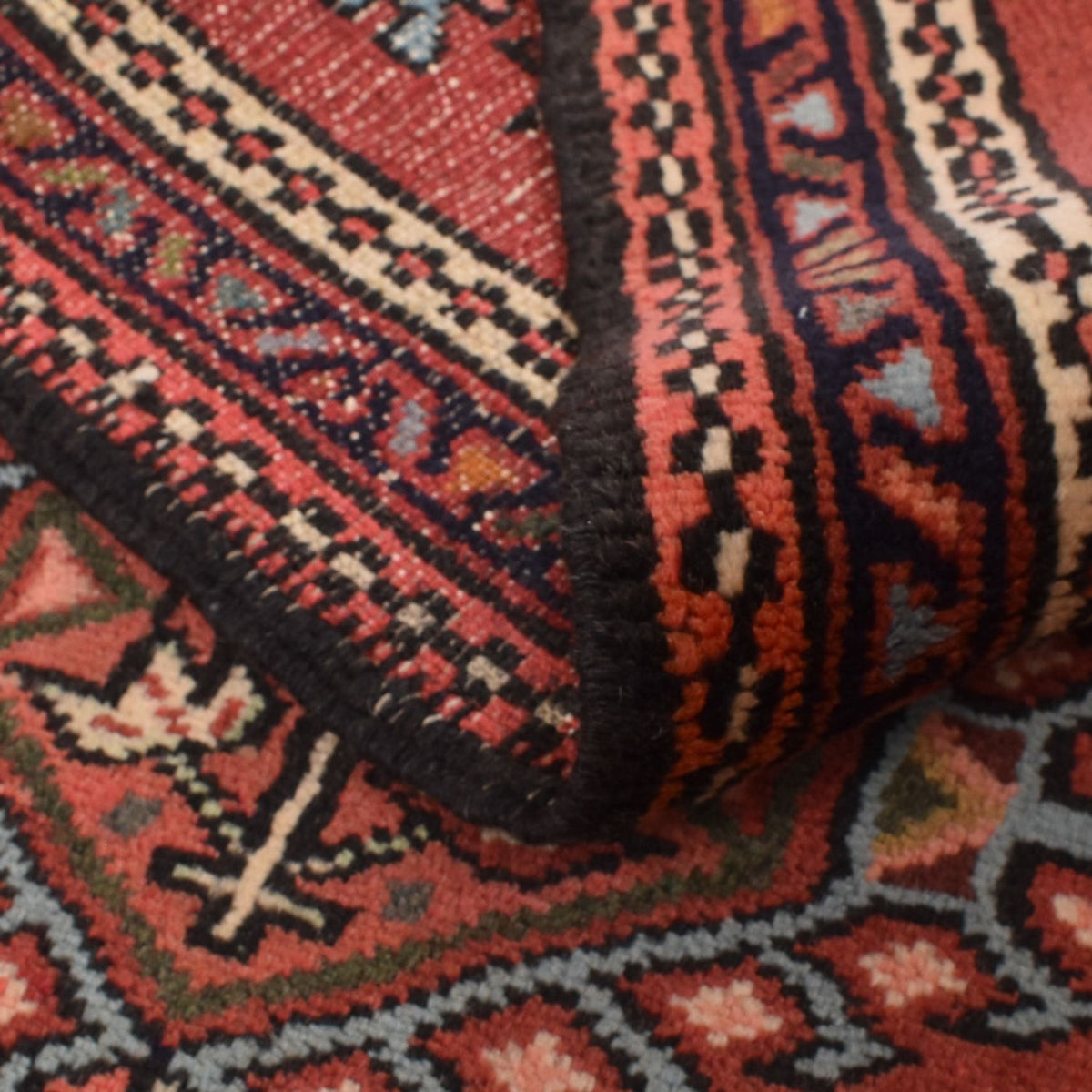 Tapis de couloir Tapis persan - Nomadic - 287 x 68 cm - rouge