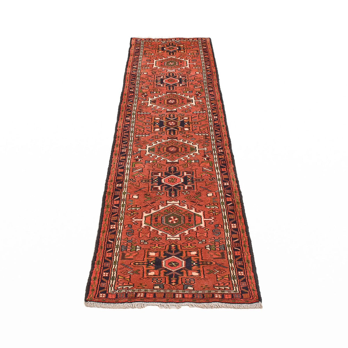 Tapis de couloir Tapis persan - Nomadic - 291 x 66 cm - rouge clair