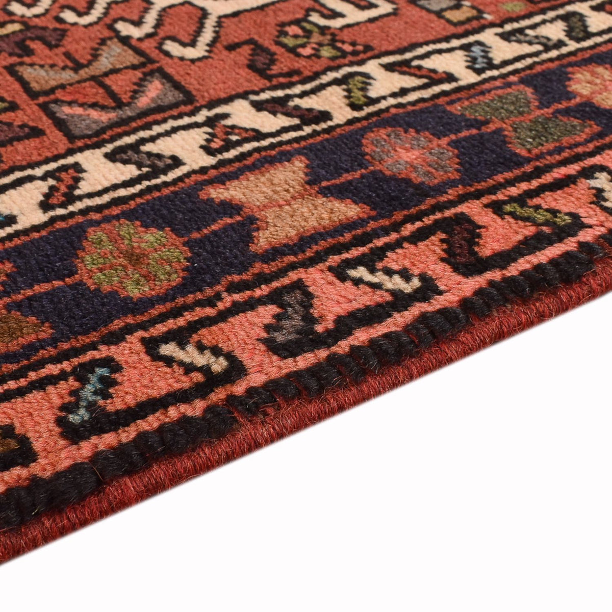 Tapis de couloir Tapis persan - Nomadic - 292 x 66 cm - rouge