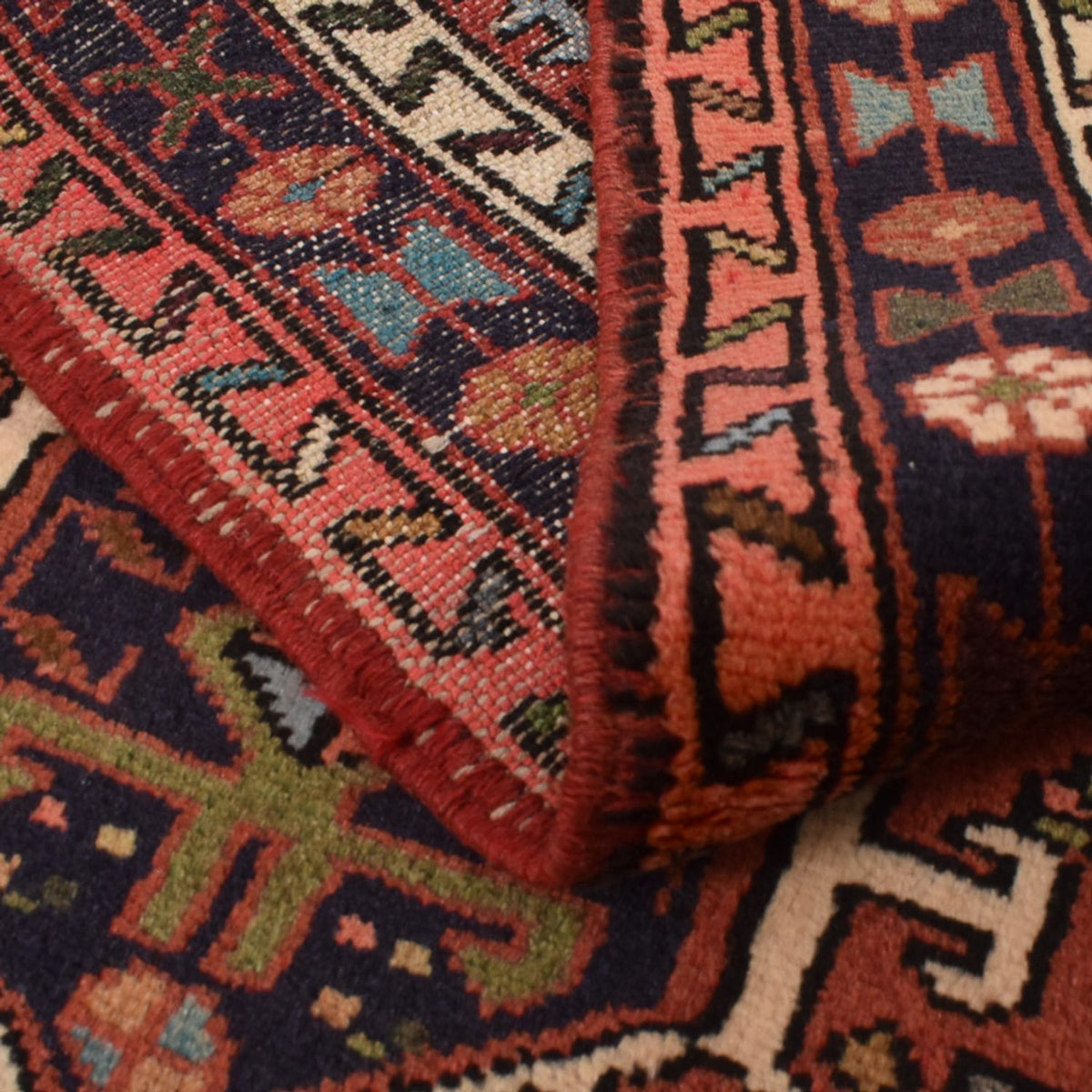 Tapis de couloir Tapis persan - Nomadic - 292 x 66 cm - rouge