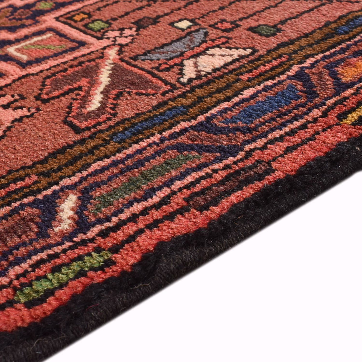 Tapis de couloir Tapis persan - Nomadic - 287 x 68 cm - rouge