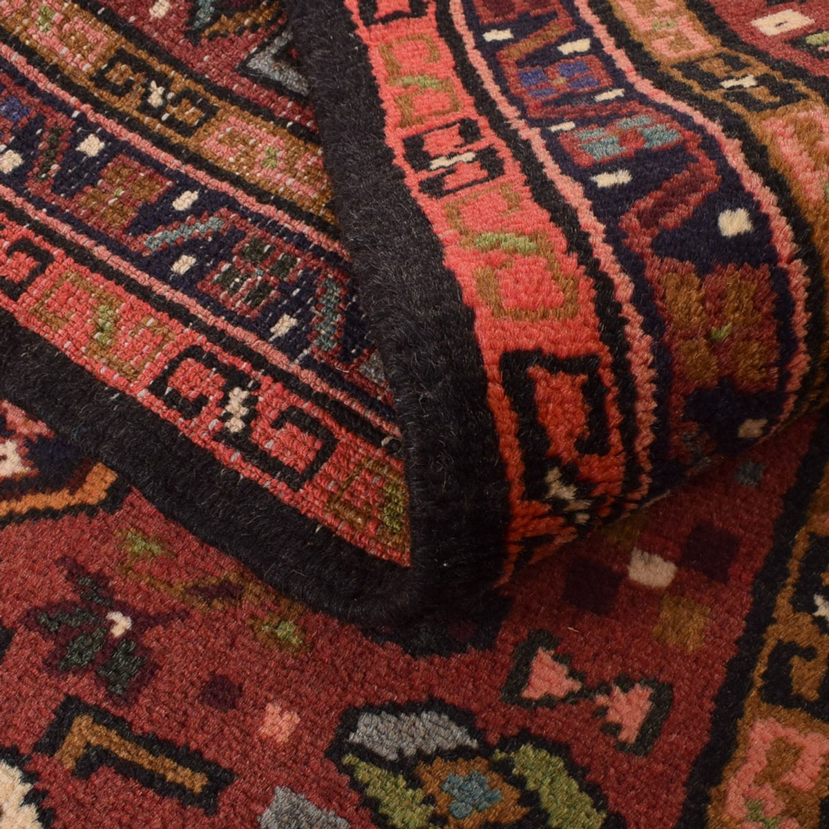 Tapis de couloir Tapis persan - Nomadic - 292 x 70 cm - rouge