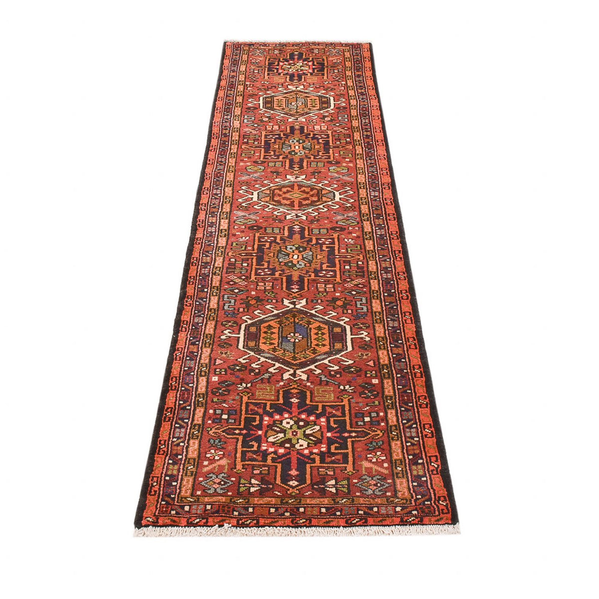 Tapis de couloir Tapis persan - Nomadic - 292 x 70 cm - rouge