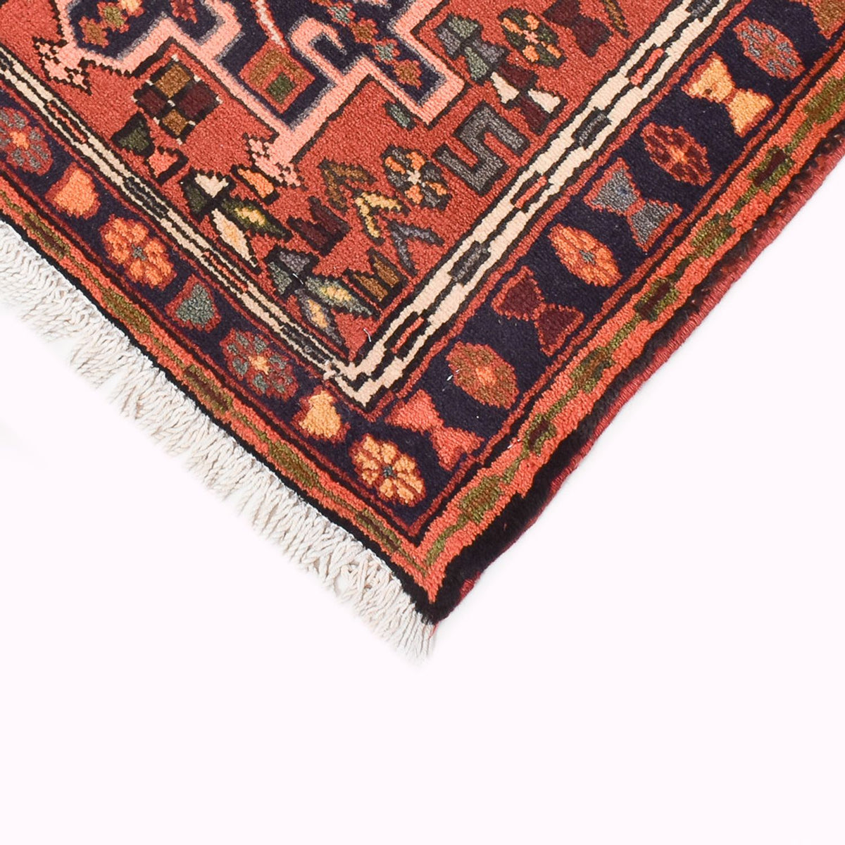 Tapis de couloir Tapis persan - Nomadic - 302 x 82 cm - rouge