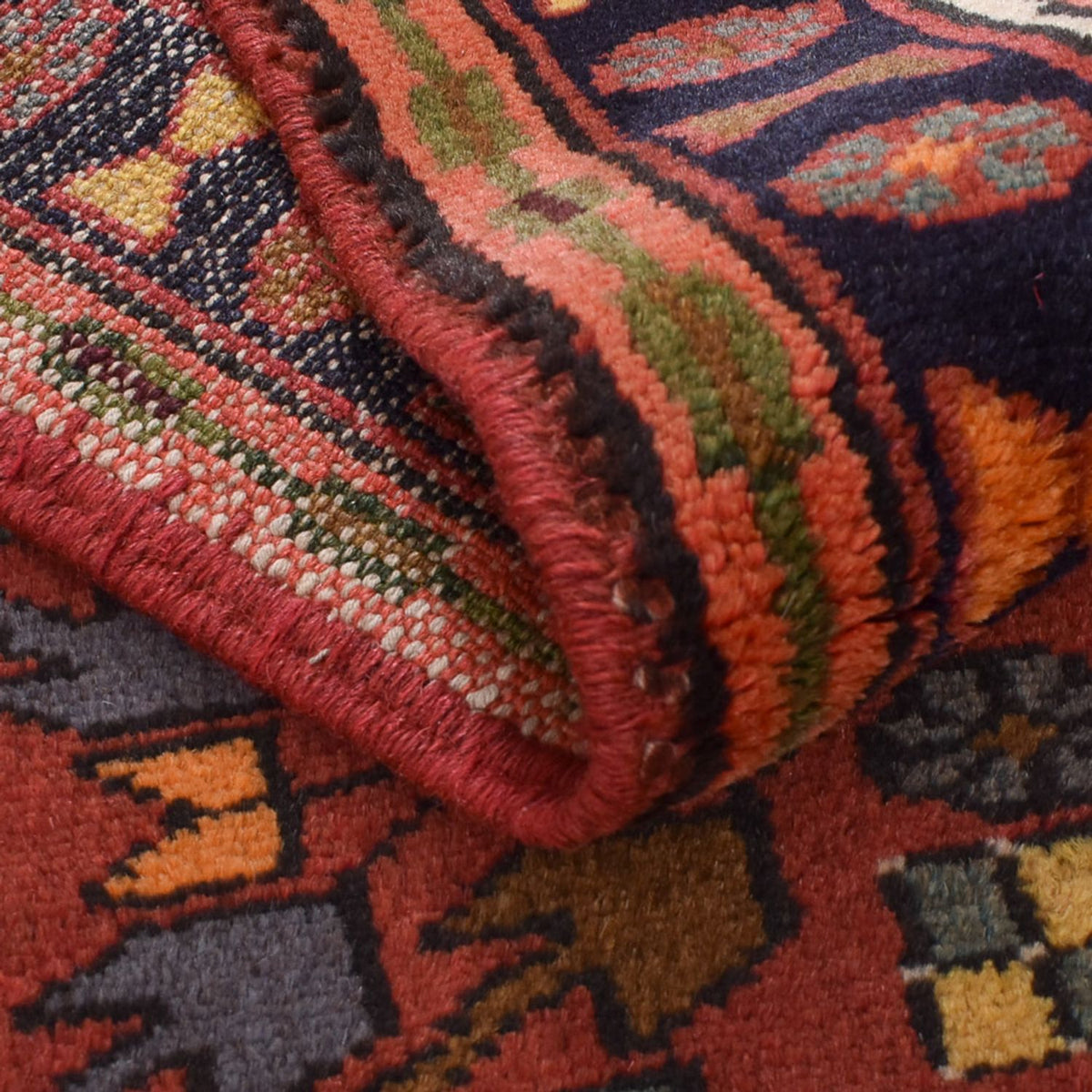 Tapis de couloir Tapis persan - Nomadic - 302 x 82 cm - rouge