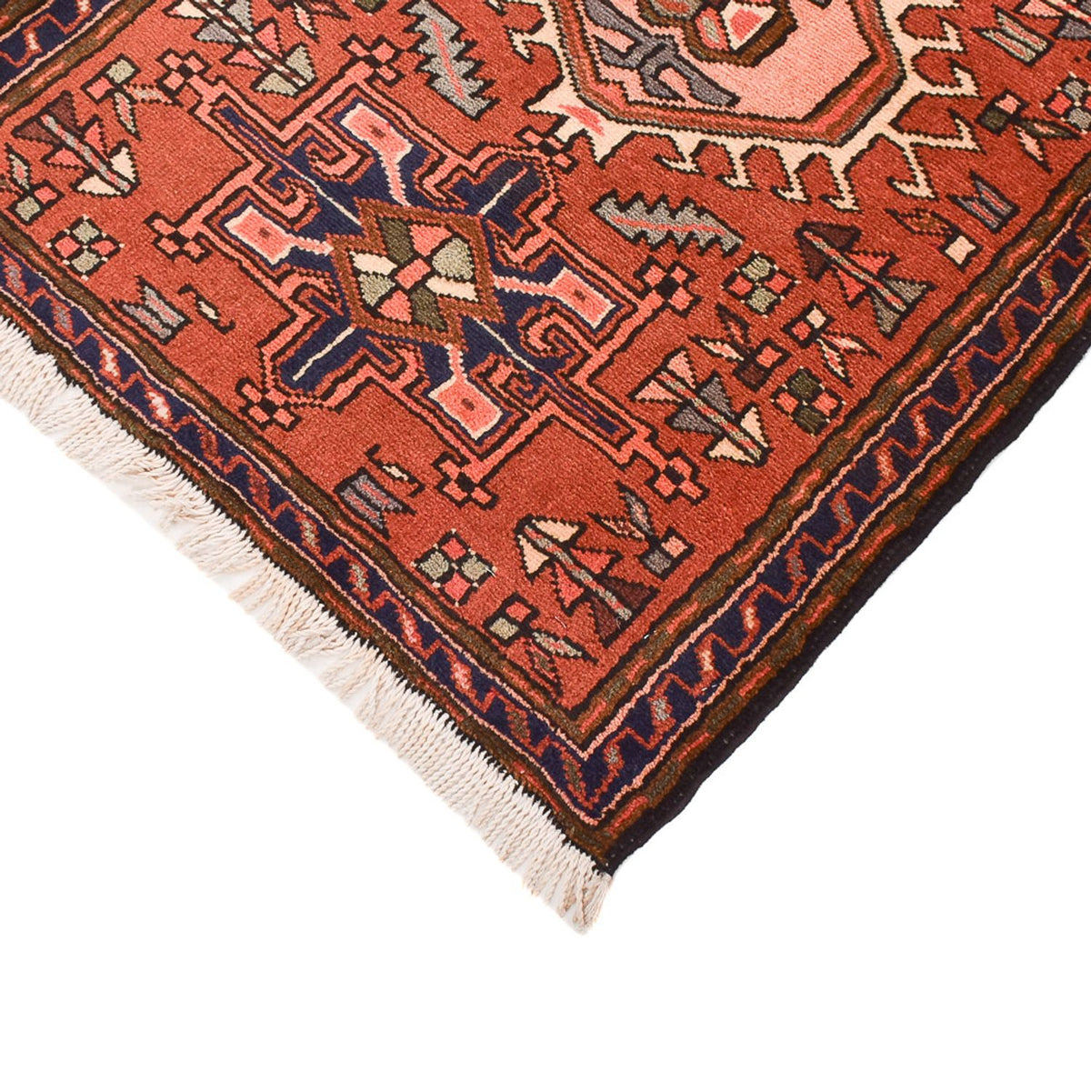 Tapis de couloir Tapis persan - Nomadic - 288 x 75 cm - rouge clair