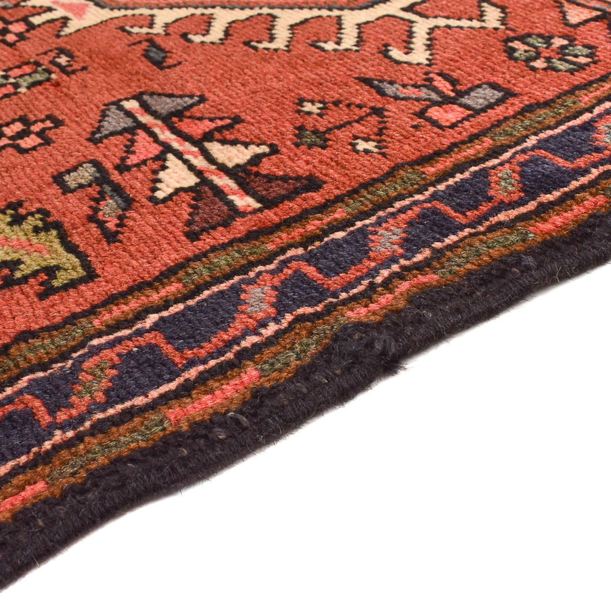 Tapis de couloir Tapis persan - Nomadic - 288 x 75 cm - rouge clair