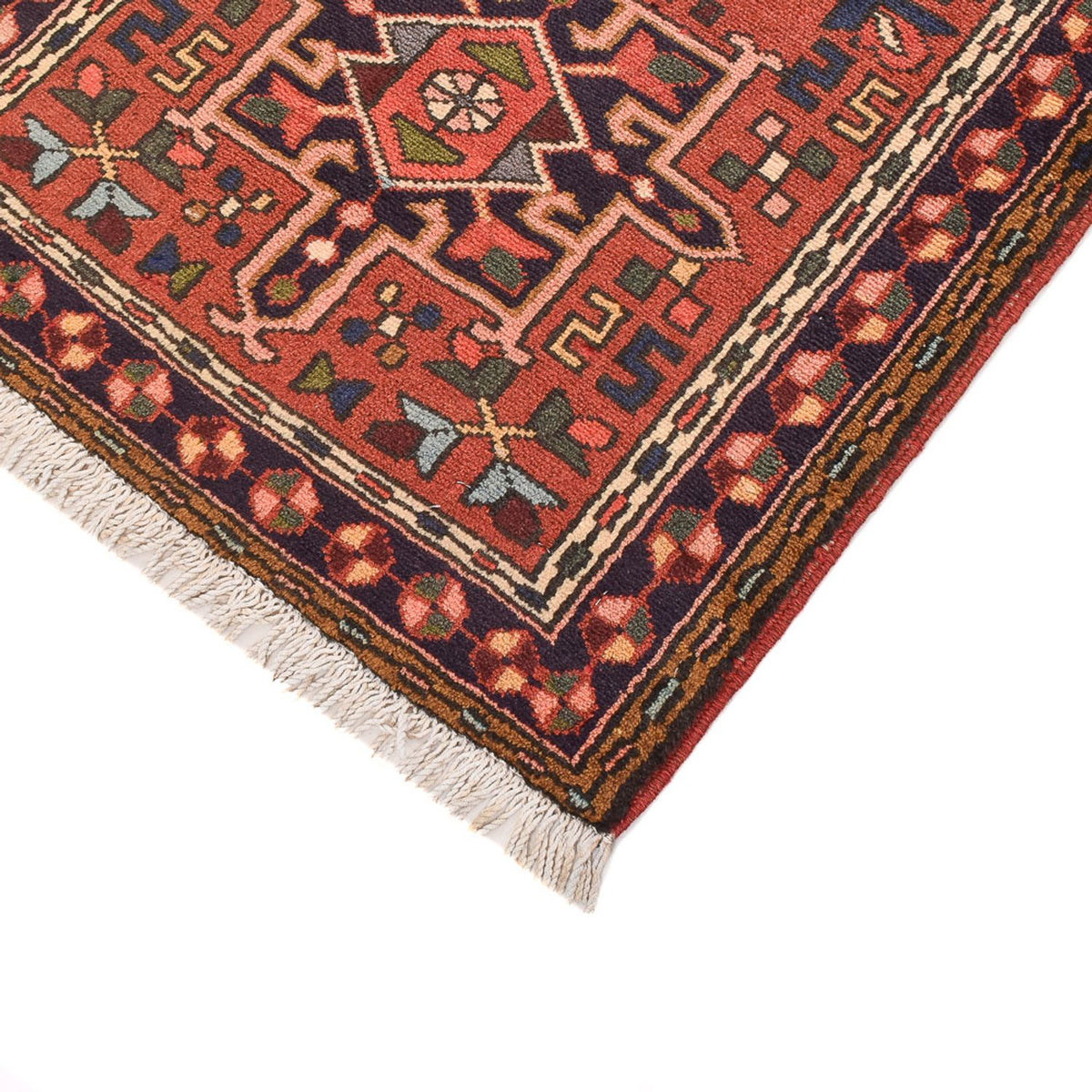 Tapis de couloir Tapis persan - Nomadic - 280 x 70 cm - rouge
