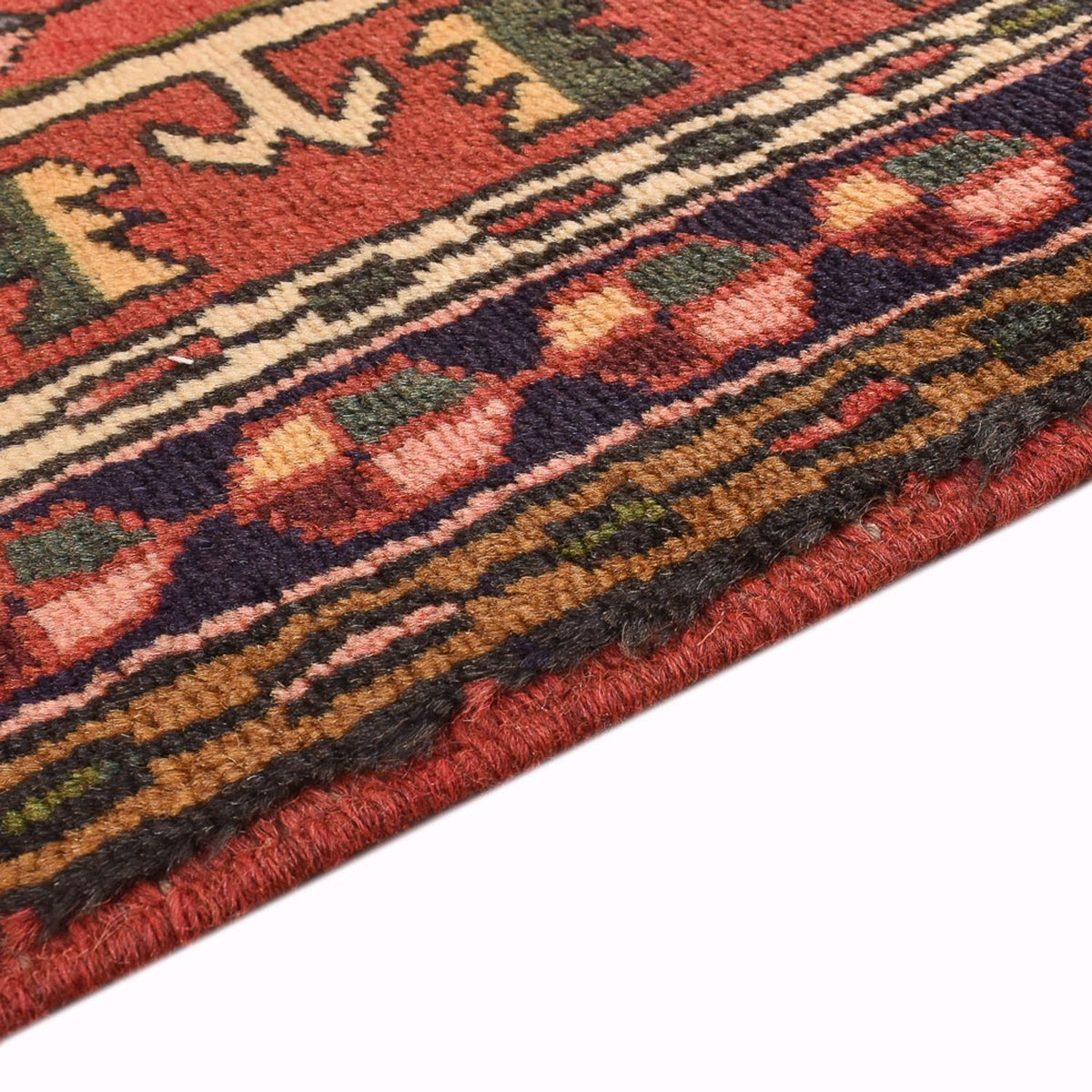 Tapis de couloir Tapis persan - Nomadic - 280 x 70 cm - rouge