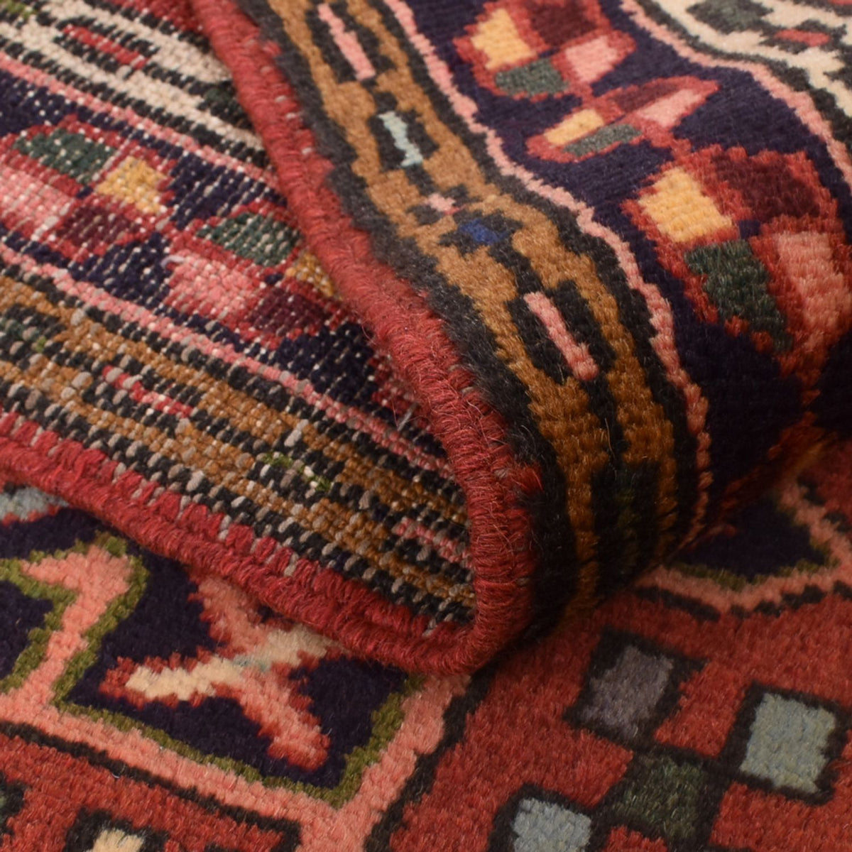 Tapis de couloir Tapis persan - Nomadic - 280 x 70 cm - rouge