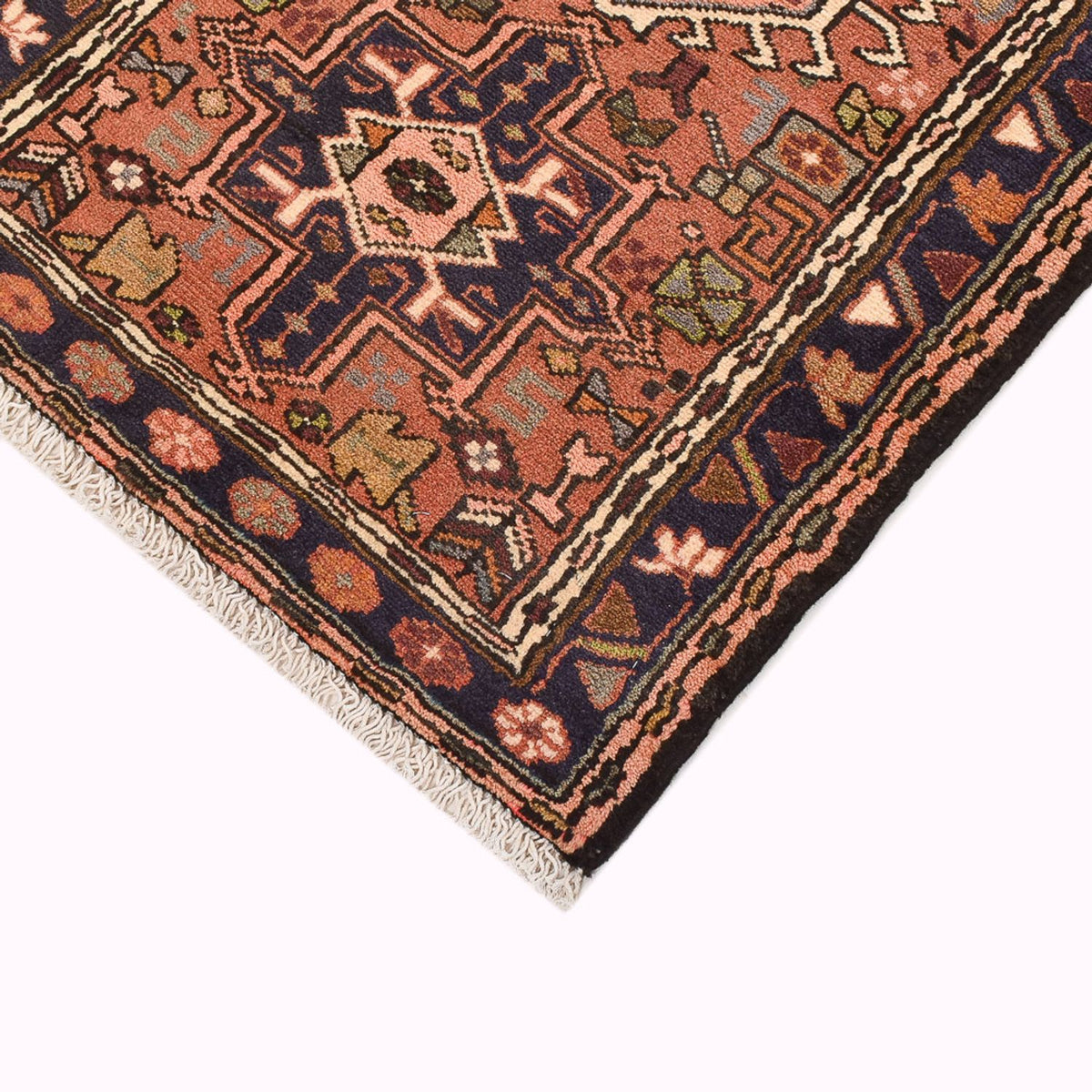 Tapis de couloir Tapis persan - Nomadic - 285 x 65 cm - rouge clair