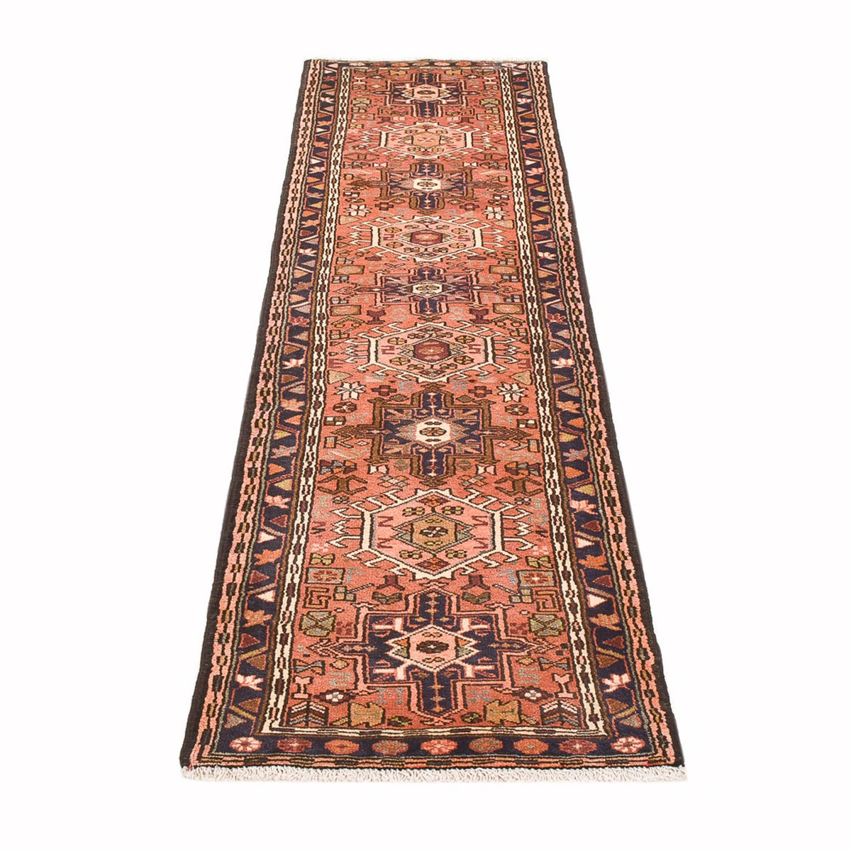 Tapis de couloir Tapis persan - Nomadic - 285 x 65 cm - rouge clair