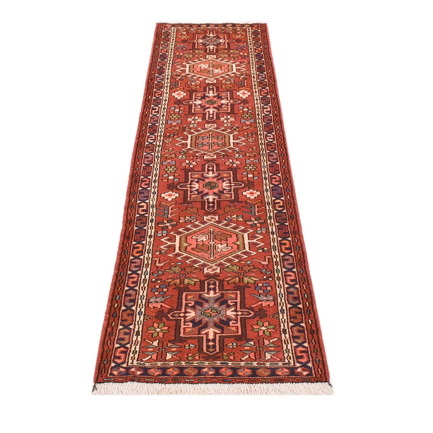 Tapis de couloir Tapis persan - Nomadic - 295 x 70 cm - vert clair