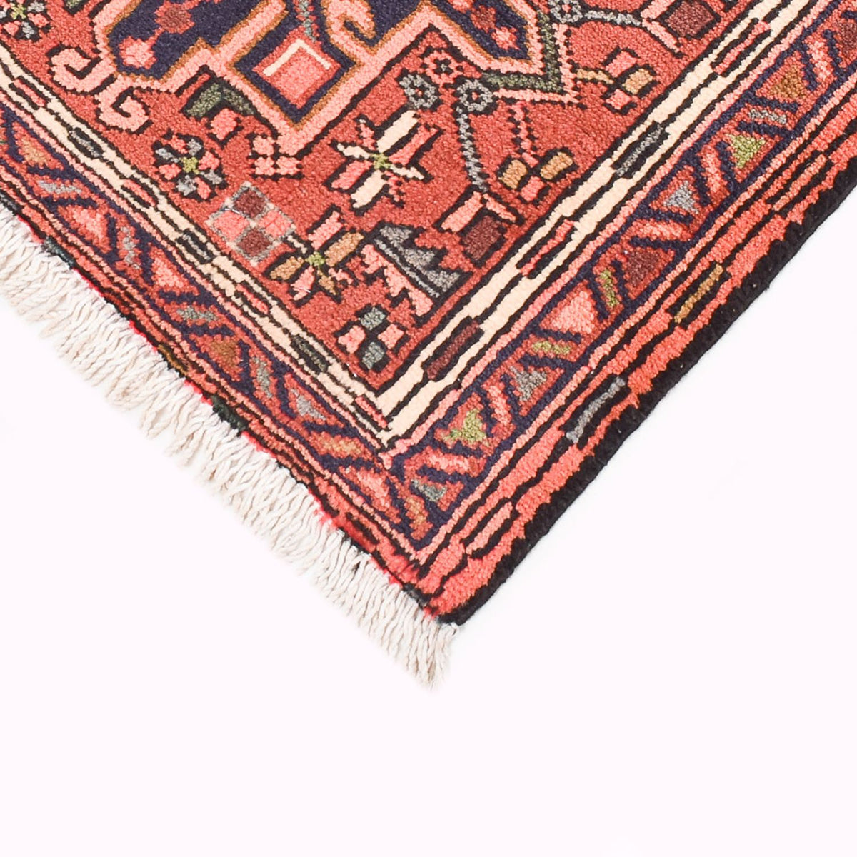 Tapis de couloir Tapis persan - Nomadic - 297 x 68 cm - rouge