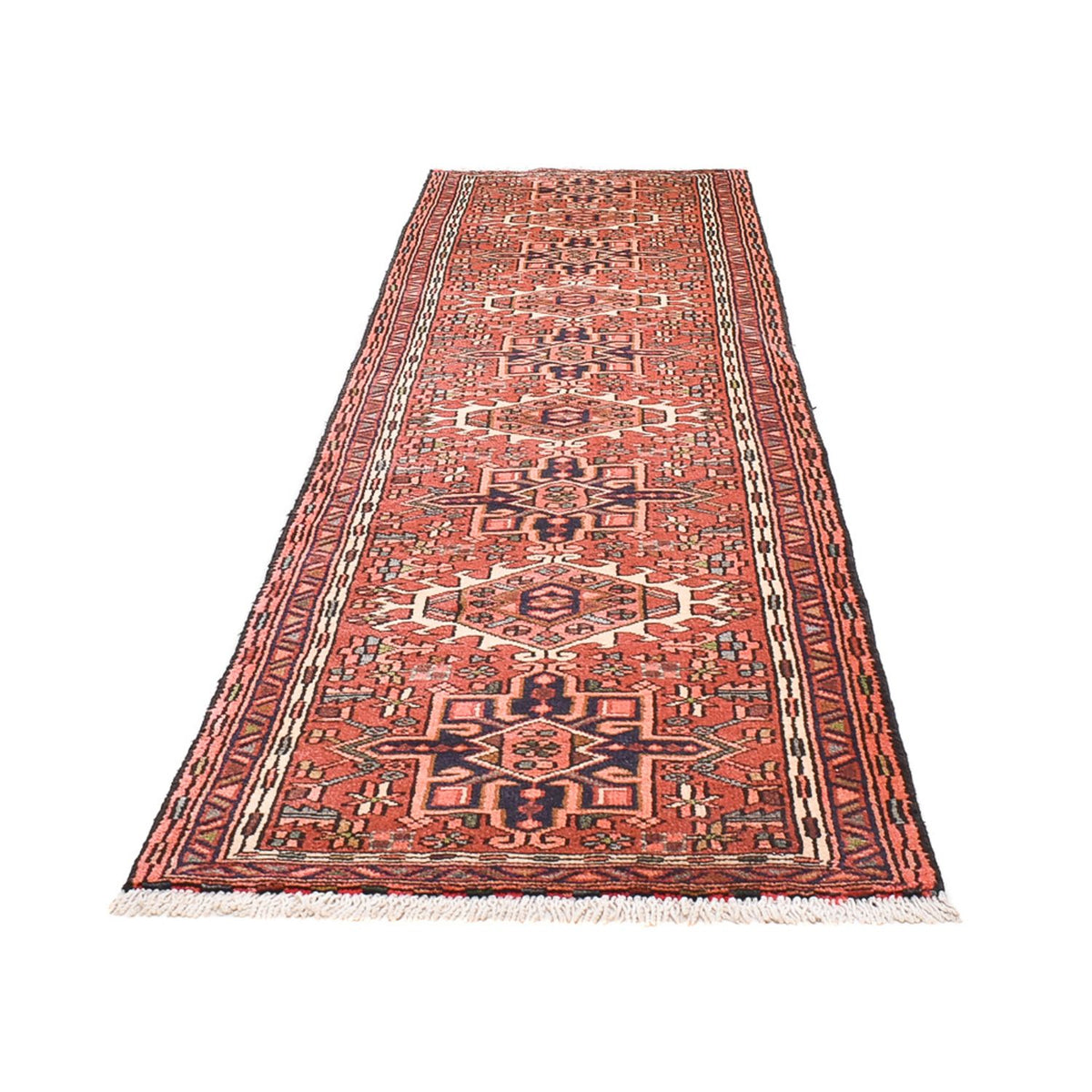 Tapis de couloir Tapis persan - Nomadic - 297 x 68 cm - rouge