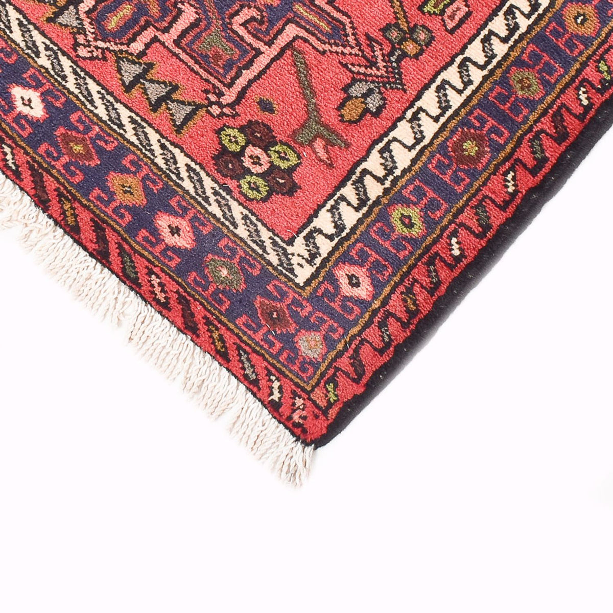Tapis de couloir Tapis persan - Nomadic - 288 x 74 cm - rouge clair