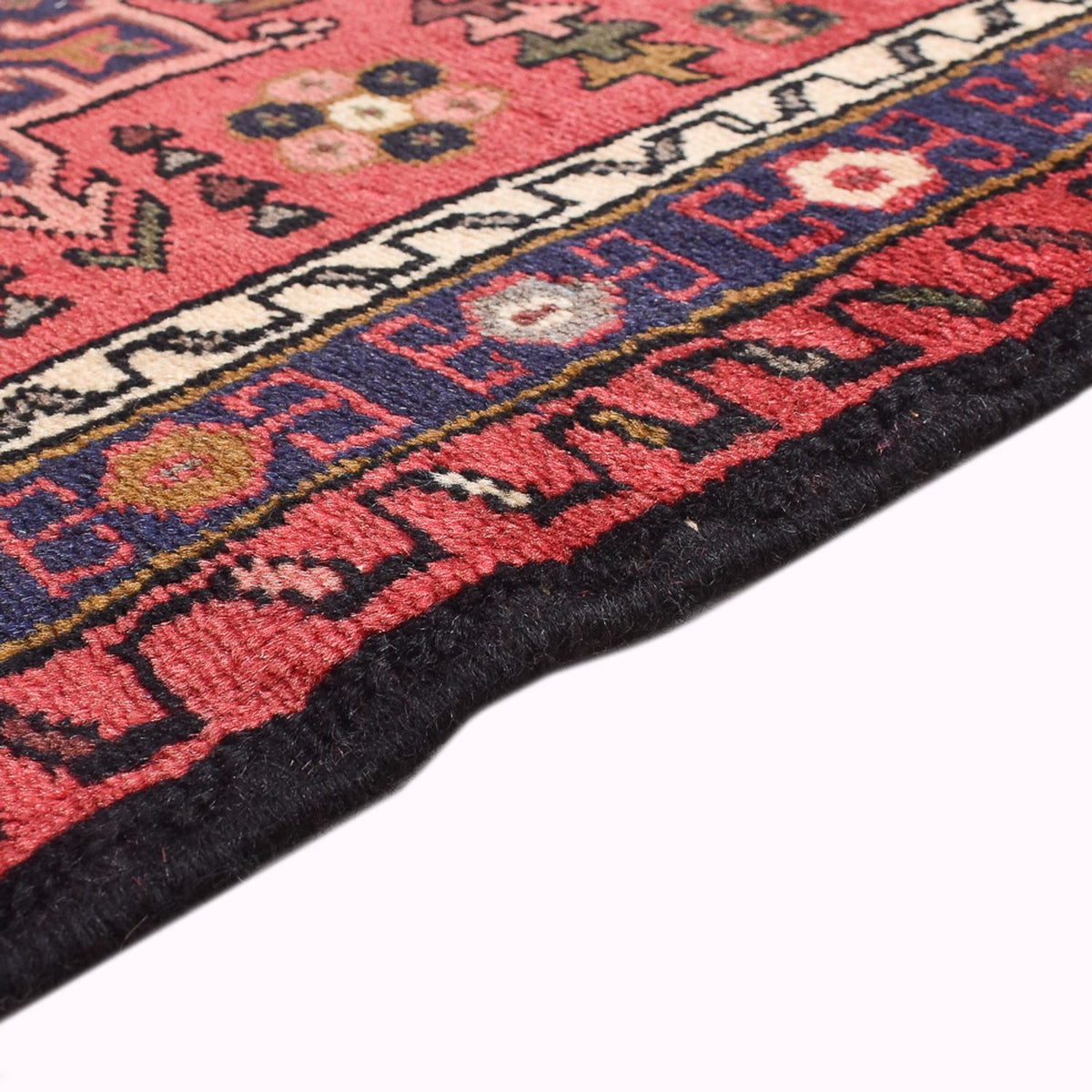 Tapis de couloir Tapis persan - Nomadic - 288 x 74 cm - rouge clair