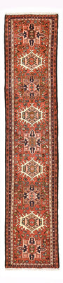 Tapis de couloir Tapis persan - Nomadic - 294 x 68 cm - rouge