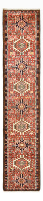 Tapis de couloir Tapis persan - Nomadic - 311 x 78 cm - rouge clair