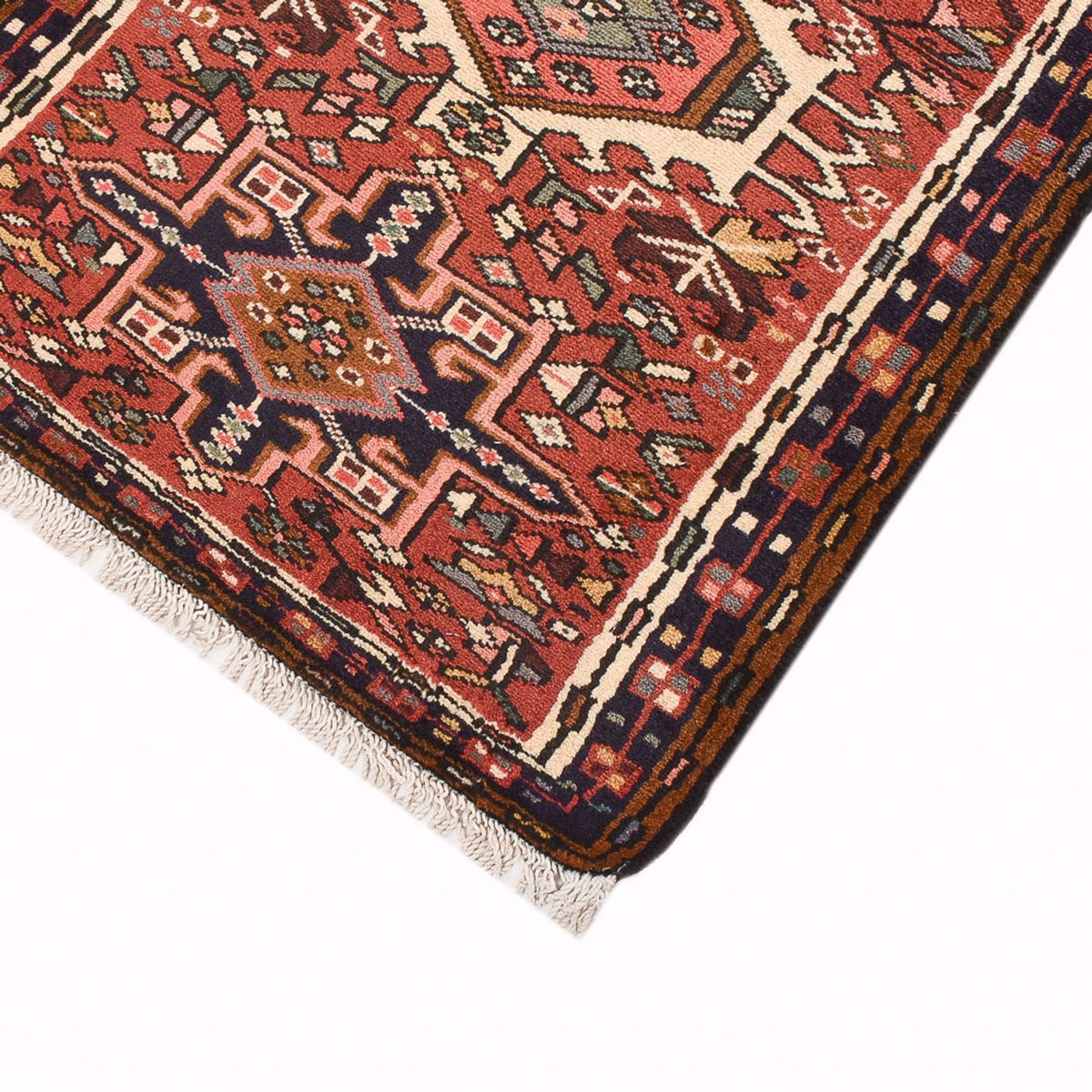 Tapis de couloir Tapis persan - Nomadic - 311 x 78 cm - rouge clair