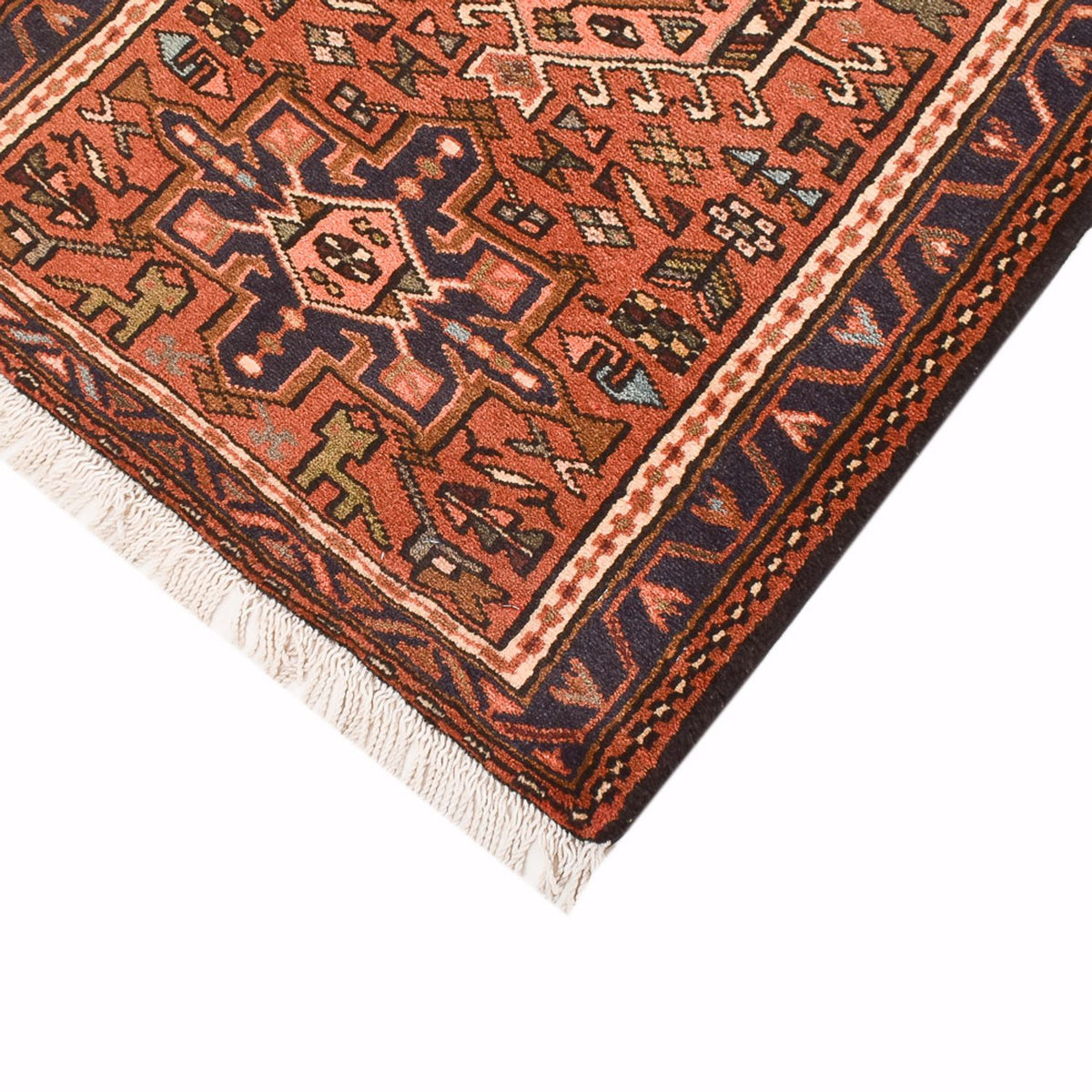 Tapis de couloir Tapis persan - Nomadic - 285 x 71 cm - rouge clair