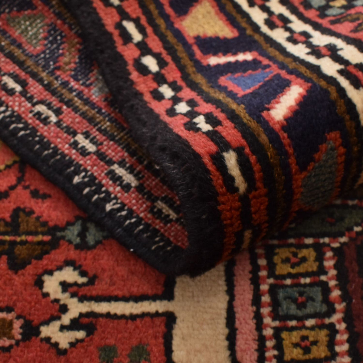 Tapis de couloir Tapis persan - Nomadic - 288 x 70 cm - rouge clair