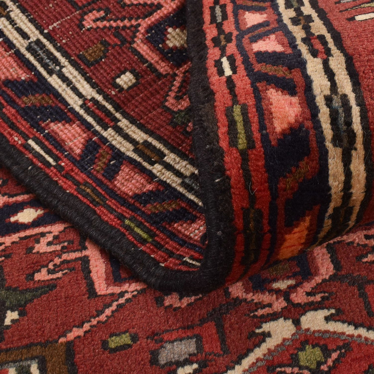 Tapis de couloir Tapis persan - Nomadic - 300 x 68 cm - rouge