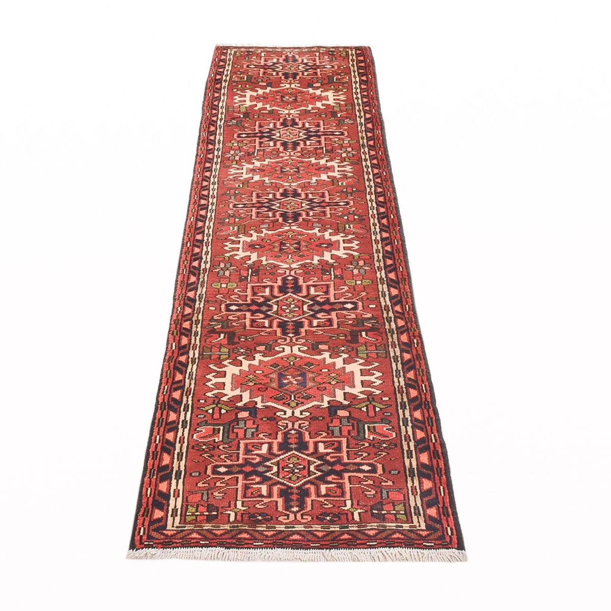 Tapis de couloir Tapis persan - Nomadic - 300 x 68 cm - rouge
