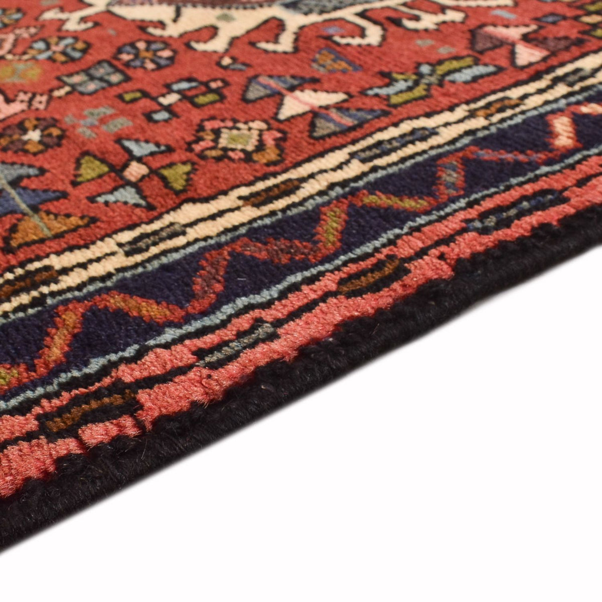 Tapis de couloir Tapis persan - Nomadic - 280 x 72 cm - rouge