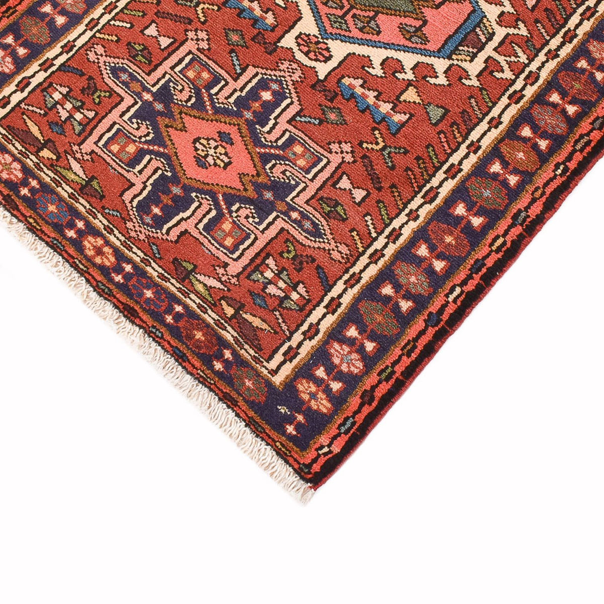 Tapis de couloir Tapis persan - Nomadic - 292 x 72 cm - rouge clair