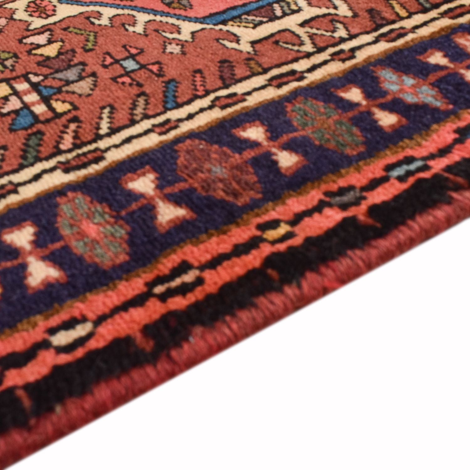 Tapis de couloir Tapis persan - Nomadic - 292 x 72 cm - rouge clair