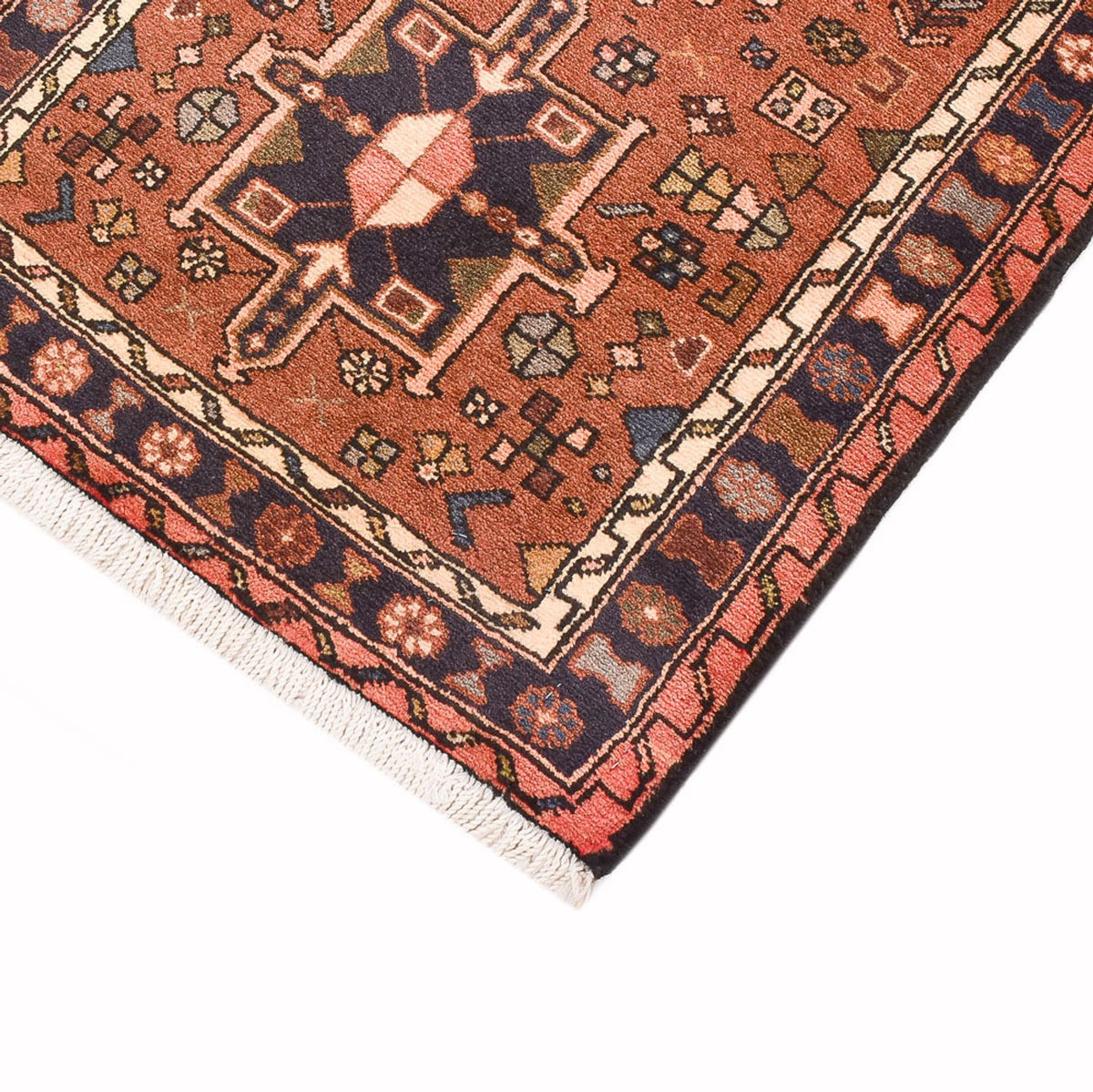 Tapis de couloir Tapis persan - Nomadic - 282 x 69 cm - rouge