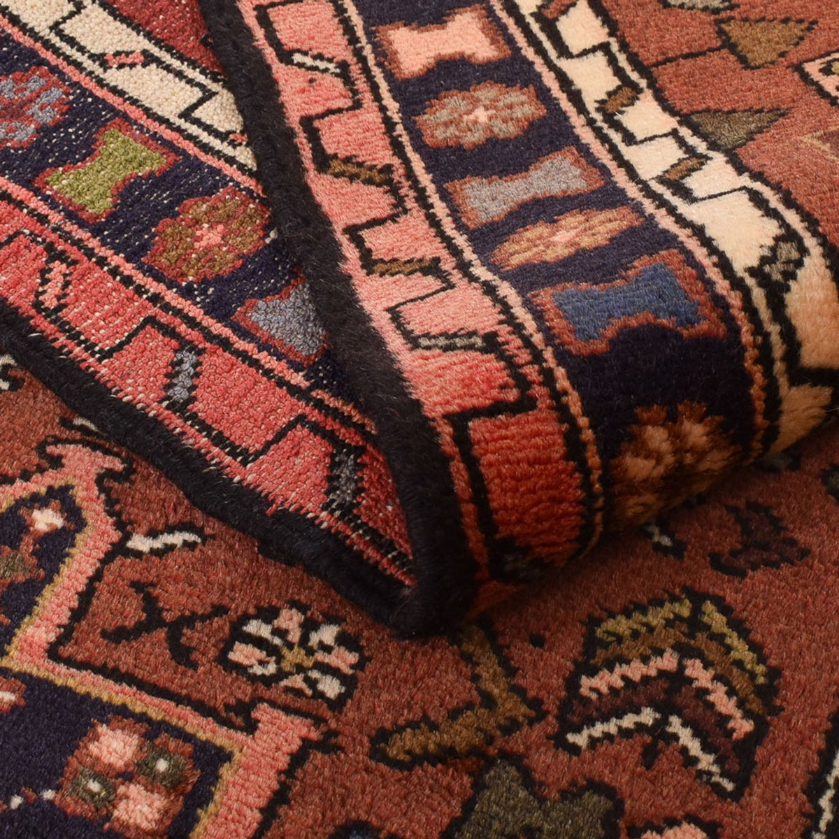 Tapis de couloir Tapis persan - Nomadic - 282 x 69 cm - rouge