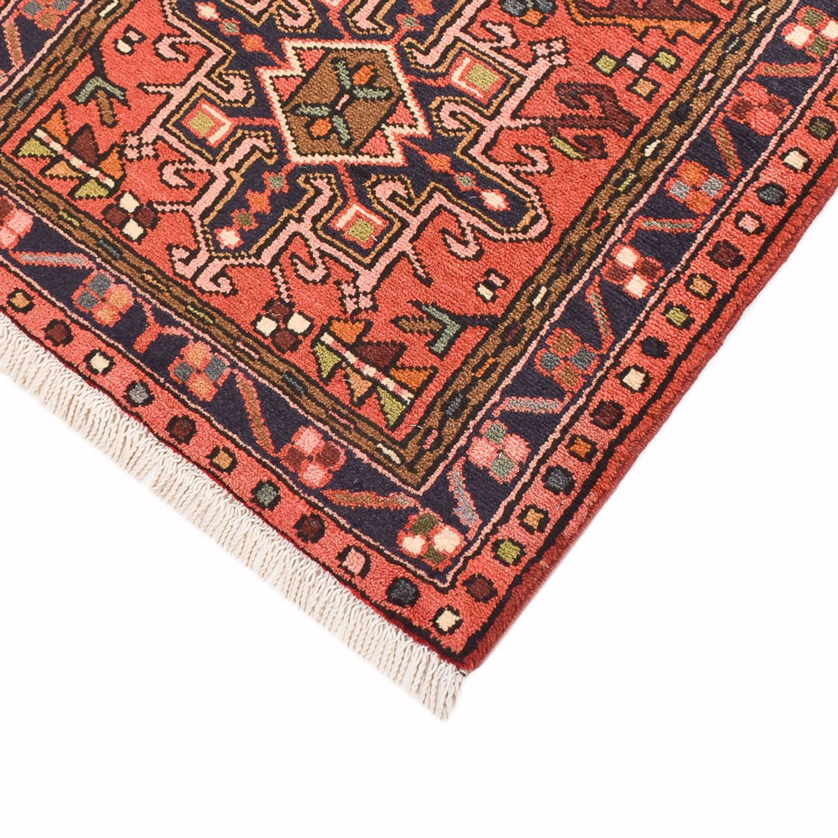 Tapis de couloir Tapis persan - Nomadic - 274 x 67 cm - rouge
